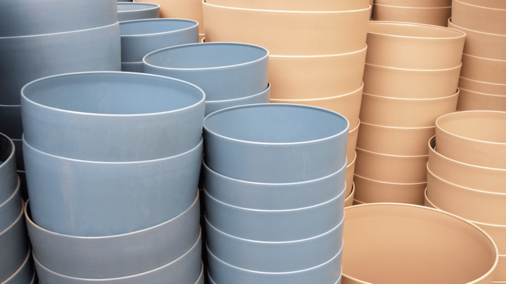PBS plastic pots